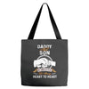 daddy and son not always eye to eye Tote Bags
