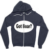 got boar Zipper Hoodie