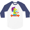 skate face 3/4 Sleeve Shirt