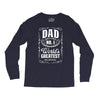 dad number one world's greatest Long Sleeve Shirts