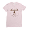 vitruvian robot Ladies Fitted T-Shirt