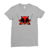 deadpool cartoon Ladies Fitted T-Shirt