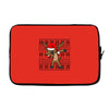 christmas reindeer dabbing Laptop sleeve