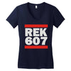 rek607 Women's V-Neck T-Shirt