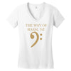 the way of bassline Women's V-Neck T-Shirt