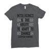 adapt or die encoded Ladies Fitted T-Shirt