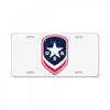 land of the free shield License Plate