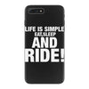 Eat Sleep Ride iPhone 7 Plus Shell Case