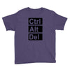 control alt delete Youth Tee