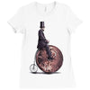 penny farthing Ladies Fitted T-Shirt