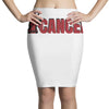 Fuck Cancer Deadpool Pencil Skirts