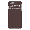 i 8 sum pi  ate some pie funny food nerd maths physics joke iPhone 6/6s Plus Case