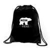 mommy bear Drawstring Bags