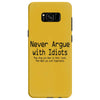funny t shirt never argue with idiots they drag you down to their leve Samsung Galaxy S8