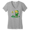 navi Women's V-Neck T-Shirt