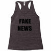 fake news Racerback Tank