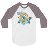turn the time twist the space 3/4 Sleeve Shirt