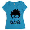 nerds Women's Triblend Scoop T-shirt