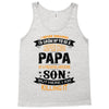 Super Cool Papa Of A Freaking Awesome Son Tank Top