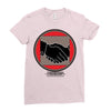 hand shake Ladies Fitted T-Shirt