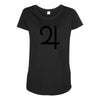 GOOD DATE 21 Maternity Scoop Neck T-shirt