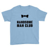 Handsome Man Club Bow Tie Youth Tee