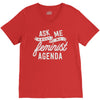 feminist agenda V-Neck Tee