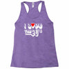 i love the 90's  musik dj fun Racerback Tank