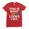 This Is What Trans Looks Like Ladies Fitted T-Shirt