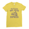 hot mess express Ladies Fitted T-Shirt