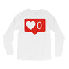 no love notification Long Sleeve Shirts