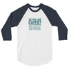 i like coffee 3/4 Sleeve Shirt