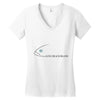 fish hooded Women's V-Neck T-Shirt