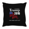 trump 2016 election make america great again Throw Pillow
