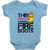 Forget Glass Slippers This Princess Wears Fire Boots Baby Bodysuit