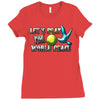 world peace Ladies Fitted T-Shirt
