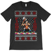 ugly sweater fight christmas t shirts T-Shirt