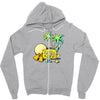 summer beach Zipper Hoodie