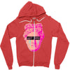 not sad Zipper Hoodie