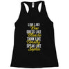 be golden Racerback Tank