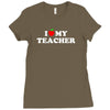 I love my Teacher Ladies Fitted T-Shirt