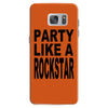 funny t shirt party like a rockstar tee hilarious shirt Samsung Galaxy S7