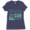 snooker where's the cue ball going Ladies Fitted T-Shirt