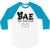 Bae Best Auntie Ever 3/4 Sleeve Shirt