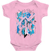 blue vectorfunk Baby Onesie