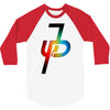 jake paul colorful 3/4 Sleeve Shirt