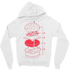 cheeseburger Zipper Hoodie