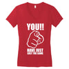 you have just lost the game  funny computer internet humour Women's V-Neck T-Shirt