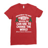 education is the most pwerful weapon you can use to change the world l Ladies Fitted T-Shirt