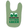 st. patrick's day titties and beer Baby Bibs